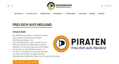 Desktop Screenshot of piratenpartei-bw.de